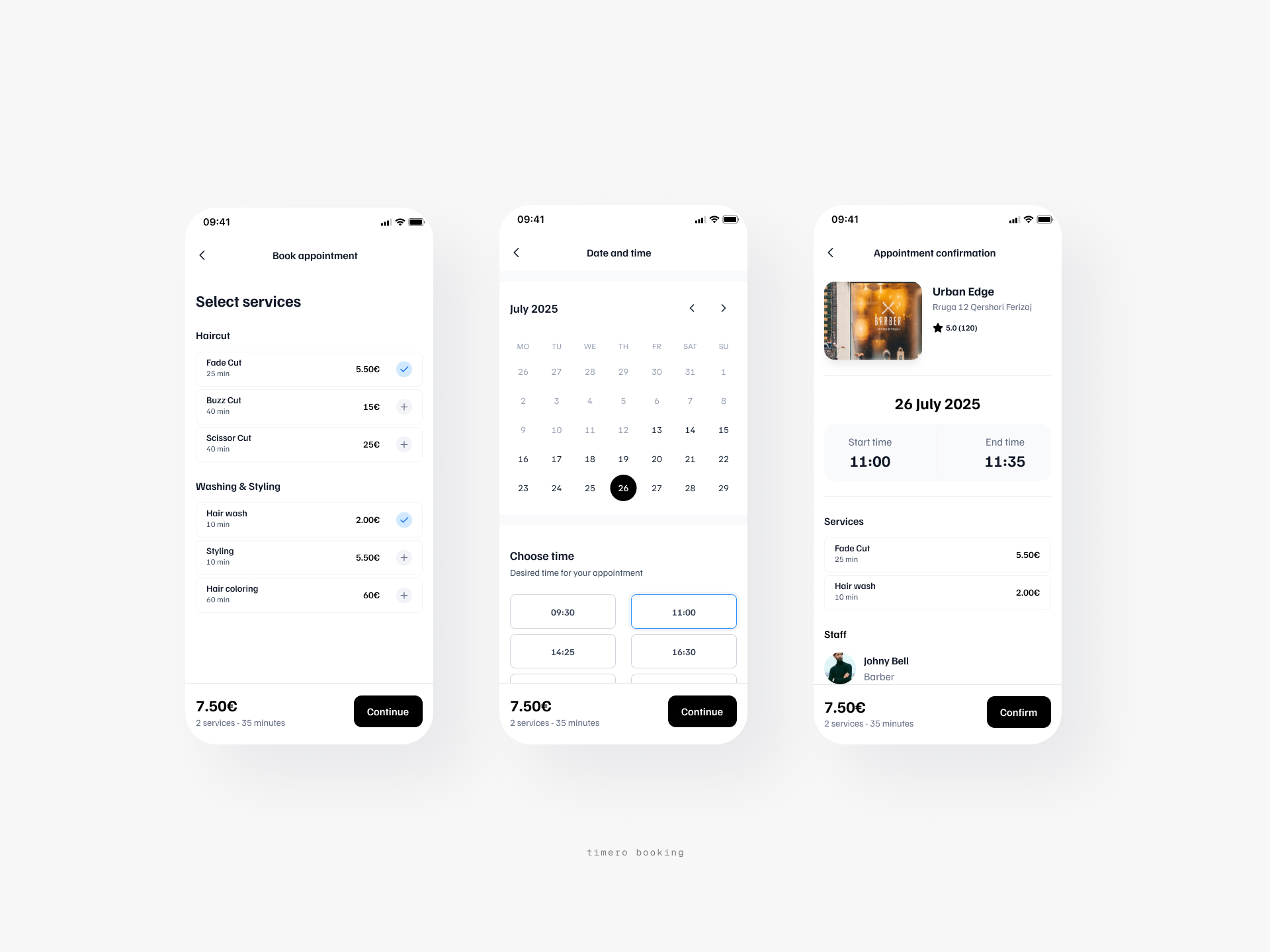 Timero Booking - Appointment